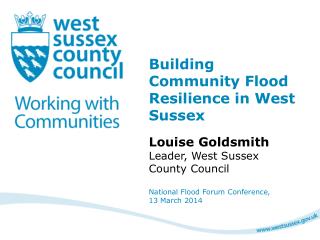 Building Community Flood Resilience in West Sussex