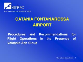 CATANIA FONTANAROSSA AIRPORT