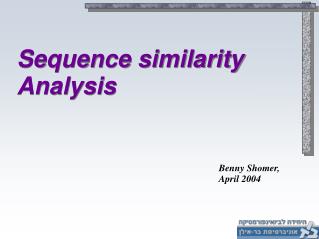 Sequence similarity Analysis