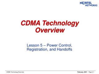 CDMA Technology Overview