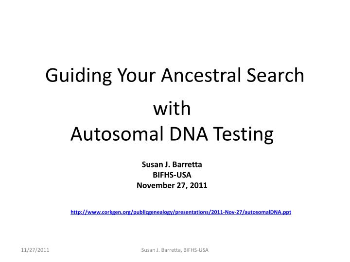 guiding your ancestral search