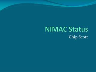 NIMAC Status