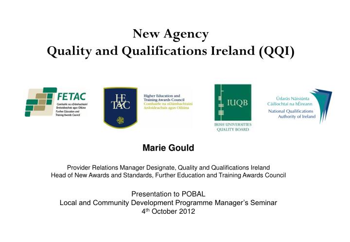 new agency quality and qualifications ireland qqi
