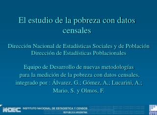 el estudio de la pobreza con datos censales