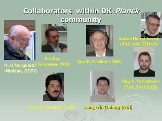 Collaborators within DK- Planck community