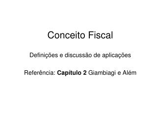 conceito fiscal