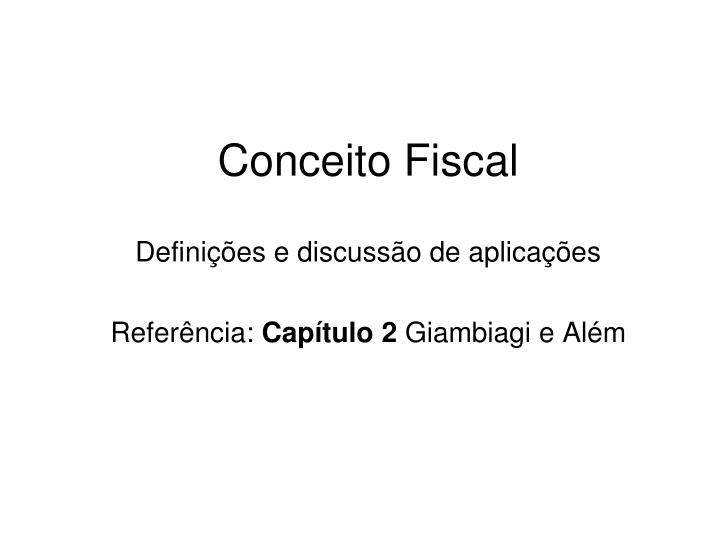 conceito fiscal