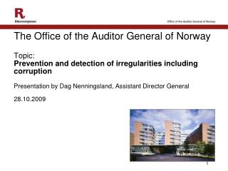 The Office of the Auditor General (OAG)