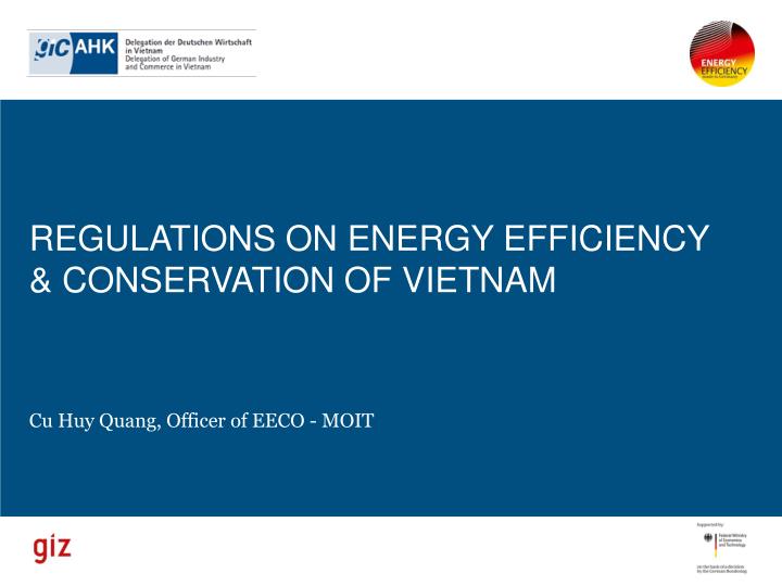 regulations on energy efficiency conservation of vietnam