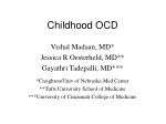 Childhood OCD - slide 1