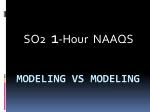 Modeling VS Modeling - slide 1