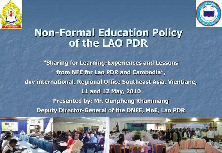 non formal education policy of the lao pdr