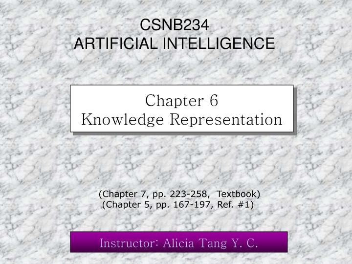 csnb234 artificial intelligence