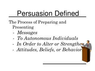 Persuasion Defined