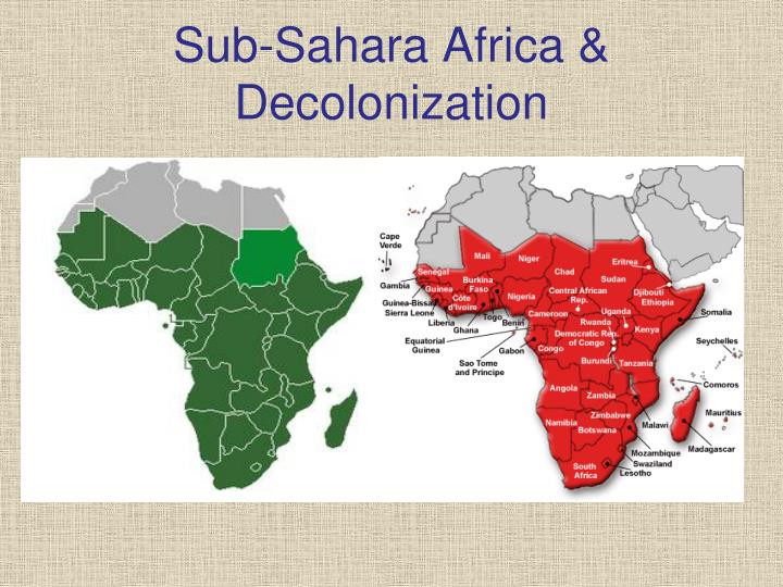 sub sahara africa decolonization