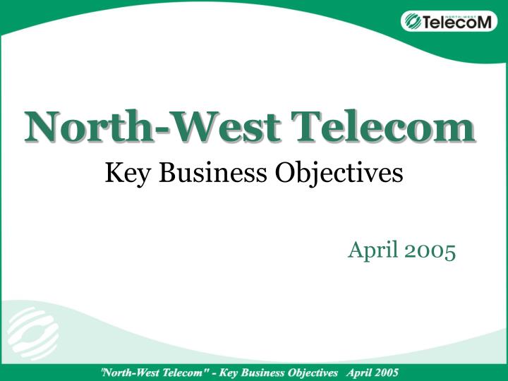 key business objectives