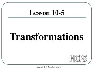Lesson 10-5