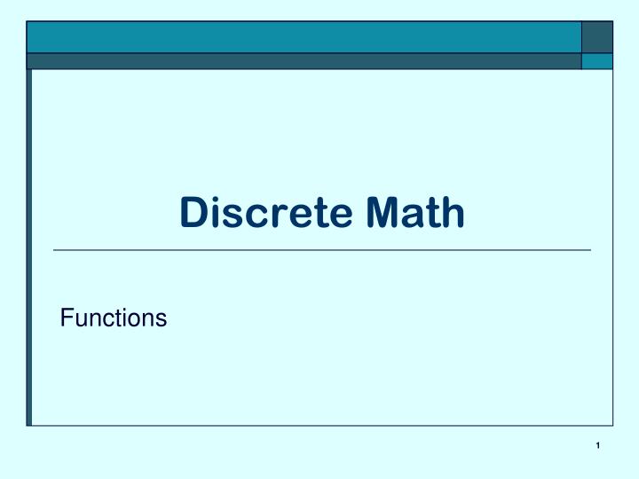 discrete math