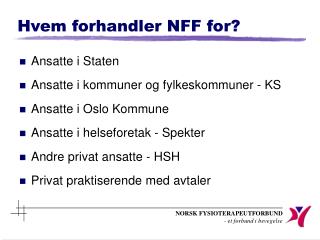 hvem forhandler nff for