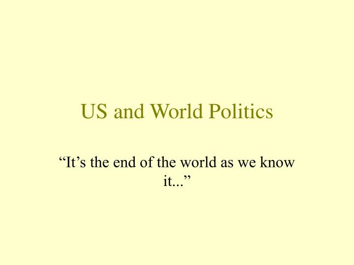 us and world politics