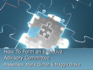 How To Form an Effective Advisory Committee