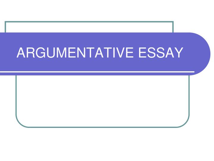 argumentative essay