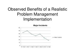 Observed Benefits of a Realistic Problem Management Implementation
