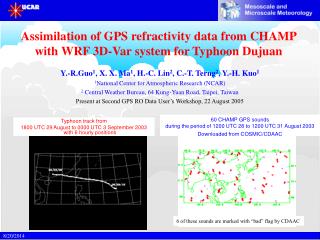 Y.-R.Guo 1 , X. X. Ma 1 , H.-C. Lin 2 , C.-T. Terng 2 , Y.-H. Kuo 1