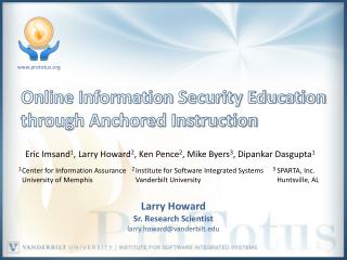 Online Information Security Education through Anchored Instruction