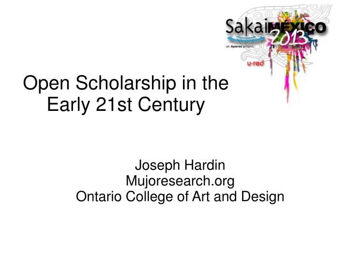 joseph hardin mujoresearch org ontario college of art and design