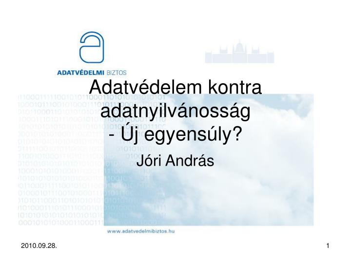 adatv delem kontra adatnyilv noss g j egyens ly