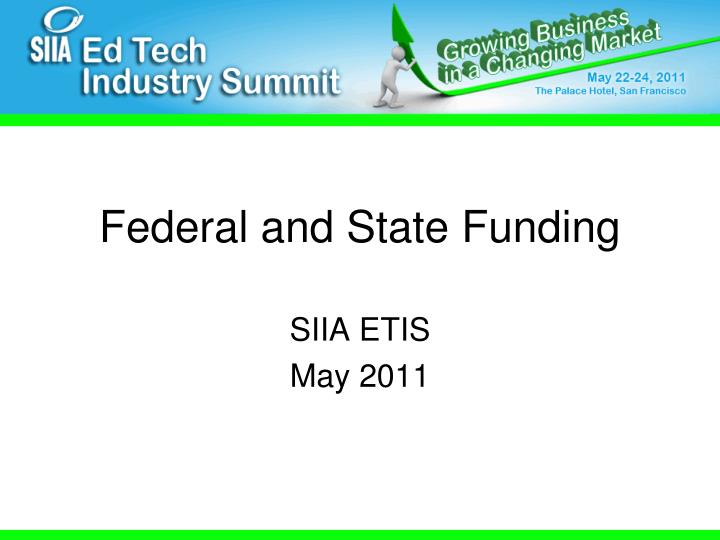 federal and state funding