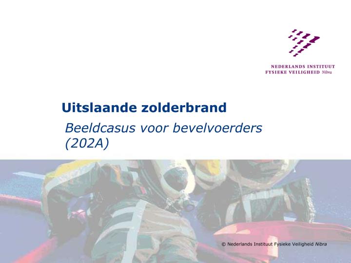 uitslaande zolderbrand