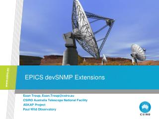 EPICS devSNMP Extensions