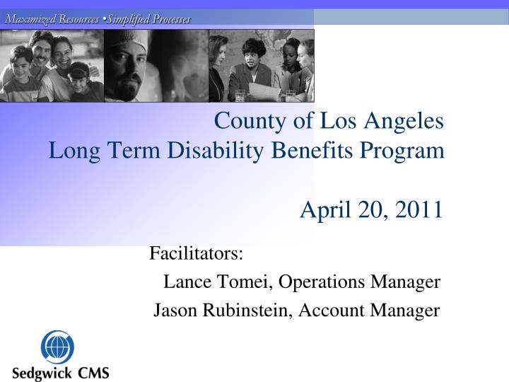 county of los angeles long term disability benefits program april 20 2011