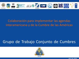 grupo de trabajo conjunto de cumbres