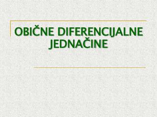 o bi ne diferenc i jalne jedna ine