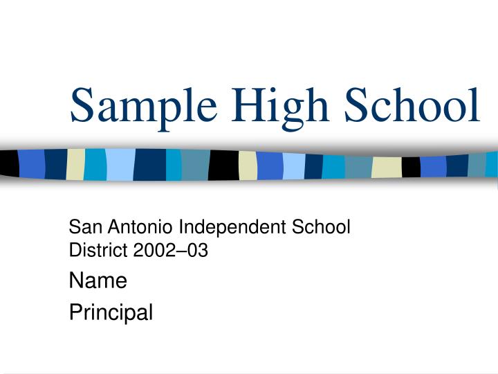 sample high school
