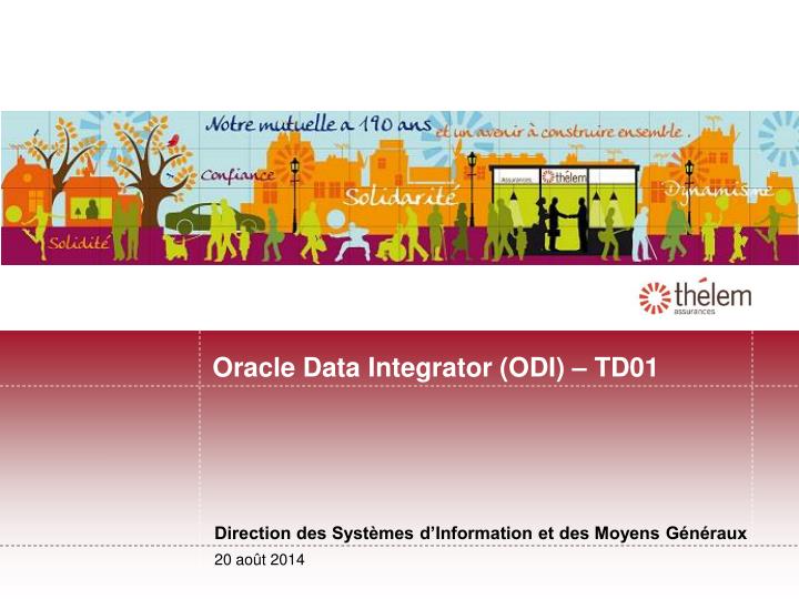 oracle data integrator odi td01