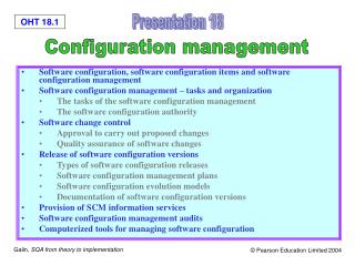 Software configuration, software configuration items and software configuration management