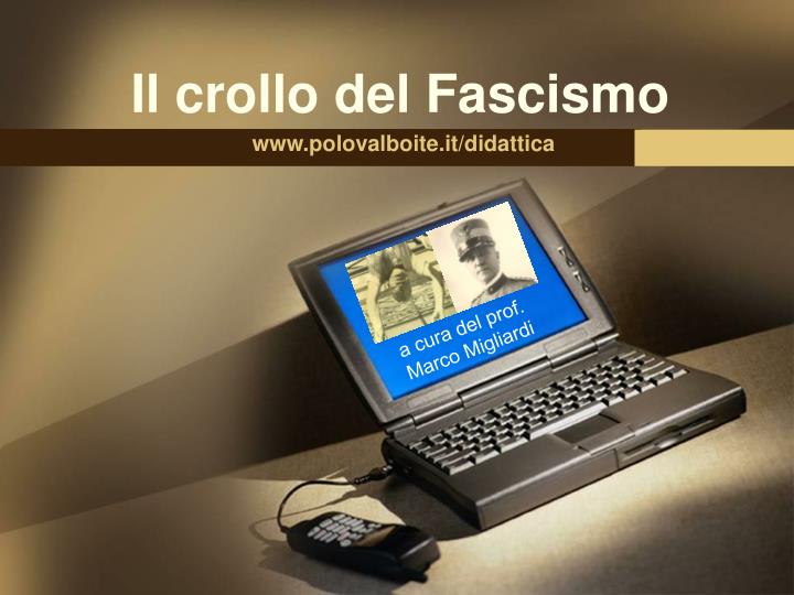 il crollo del fascismo