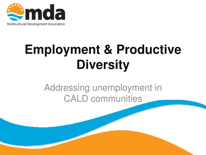 employment productive diversity