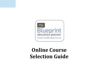 Online Course Selection Guide