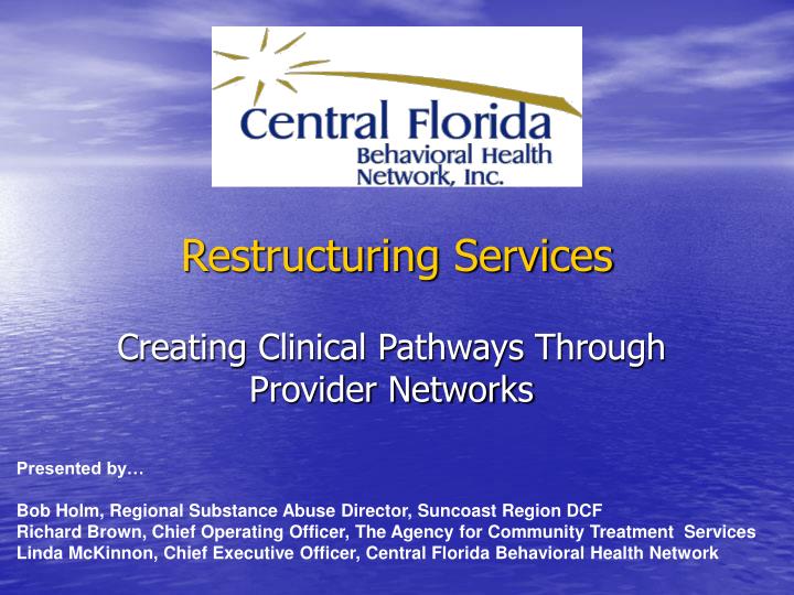 restructuring services