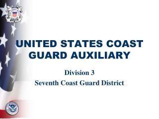 UNITED STATES COAST GUARD AUXILIARY