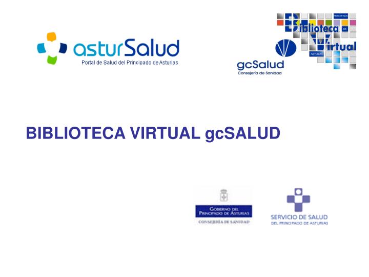 biblioteca virtual gcsalud