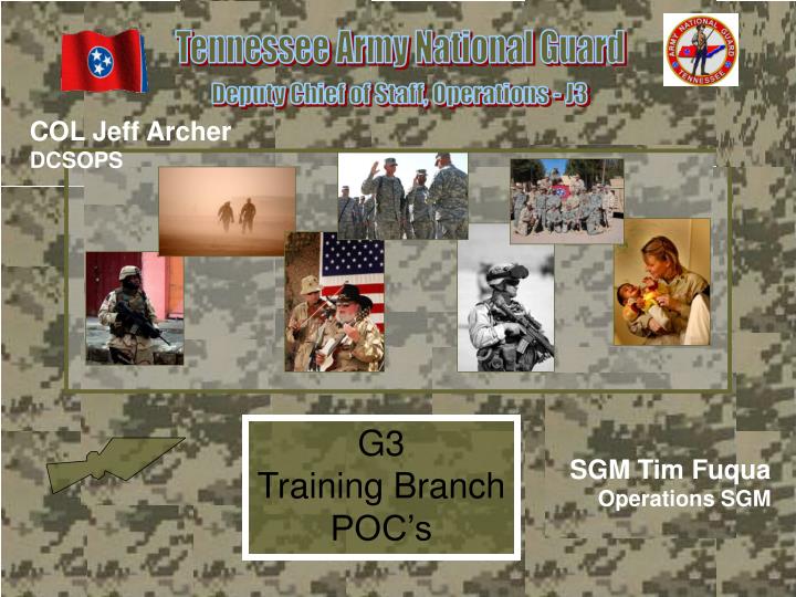 g3 training branch