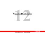 Proactive Maintenance - slide 1