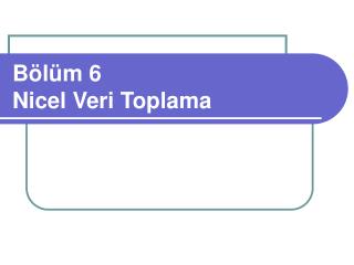 b l m 6 nicel veri toplama