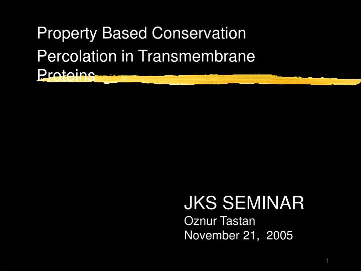 jks seminar oznur tastan november 21 2005